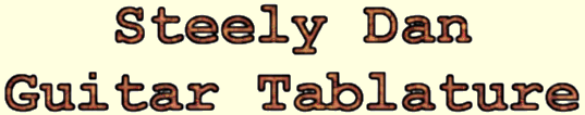 Steely Dan guitar tab